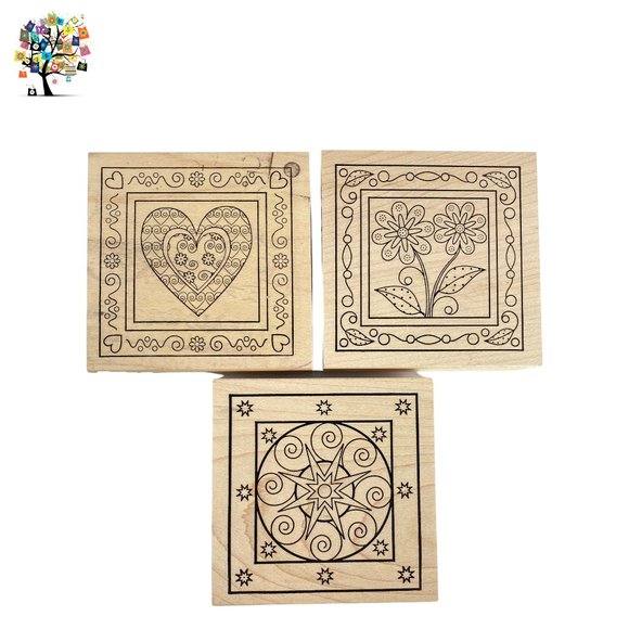 Other - Scrapbooking Card Making Rubber Stamps Set of 3